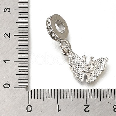 Rack Plating Alloy Enamel European Dangle Charms PALLOY-A009-15P-01-1