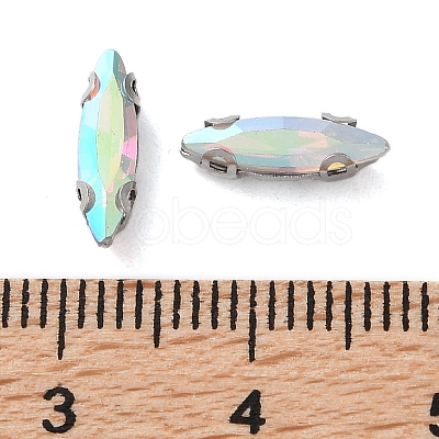 Horse Eye Sew on Rhinestone RGLA-L028-08B-04-1