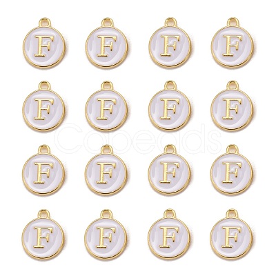 Golden Plated Alloy Charms X-ENAM-S118-01F-1