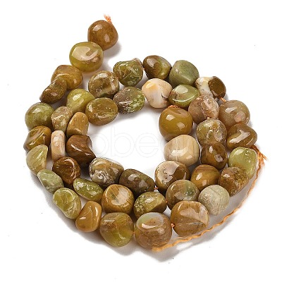 Natural Yellow Opal Beads Strands G-P497-01E-34C-1