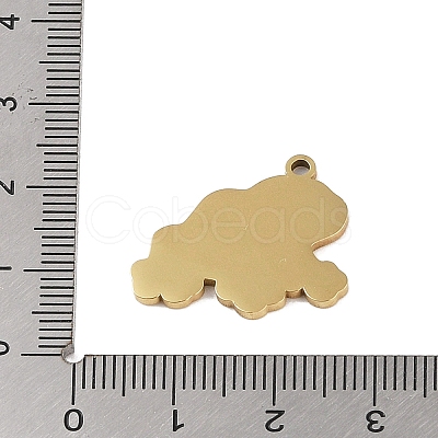 304 Stainless Steel Pendants STAS-C095-19G-1