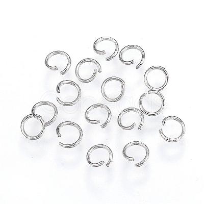 Tarnish Resistant 304 Stainless Steel Open Jump Rings STAS-F110-10P-1