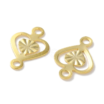 Brass Filigree Connector Charms KK-F880-02G-01-1