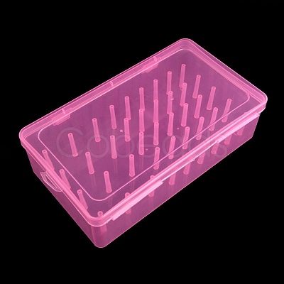 Plastic Sewing Thread Storage Box PW-WG35374-02-1