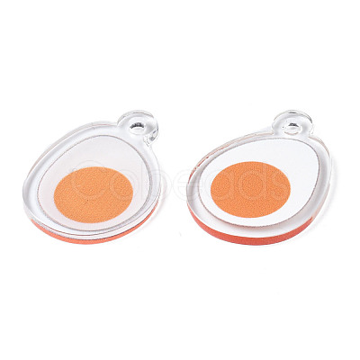 Translucent Acrylic Pendants TACR-N013-017-1