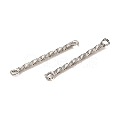 Non-Tarnish 304 Stainless Steel Connector Charms STAS-Q323-02B-P-1