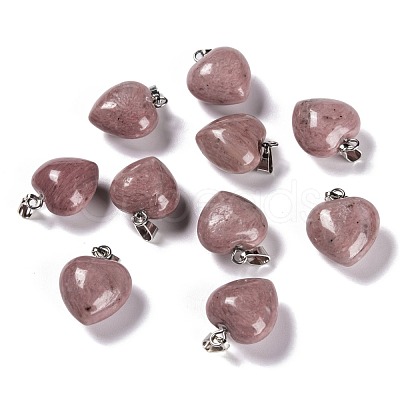 Natural Rhodonite Pendants G-I311-A02-1