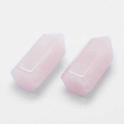 Natural Rose Quartz Pointed Beads X-G-G760-K20-1