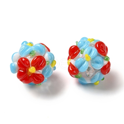 Handmade Lampwork Beads LAMP-B025-03B-14-1