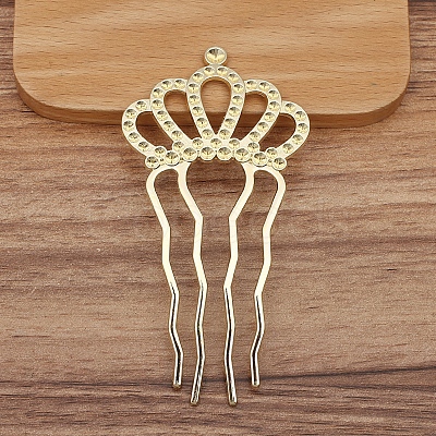 Alloy Hair Comb Findings PW-WGF8823-04-1