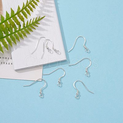 925 Sterling Silver Earring Hooks X-STER-K167-050S-1