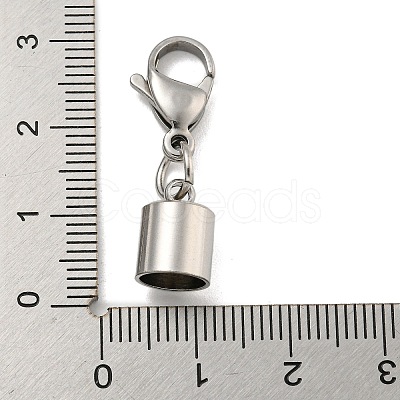 Tarnish Resistant 304 Stainless Steel Cord Ends STAS-K273-07C-P-1