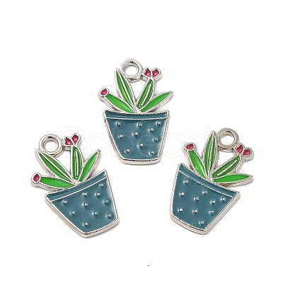 Alloy Enamel Pendants ENAM-G211-01P-04-1