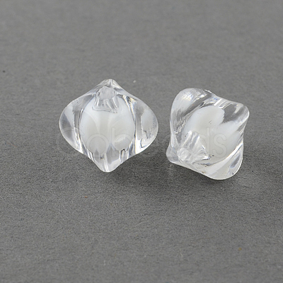 Transparent Acrylic Beads X-TACR-S111-8mm-01-1