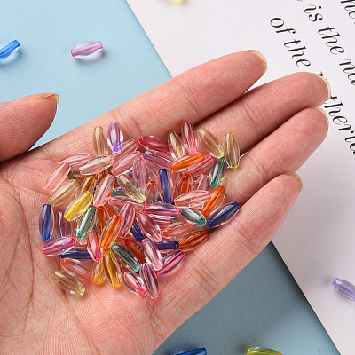 Transparent Acrylic Beads X-TACR-S154-07A-1