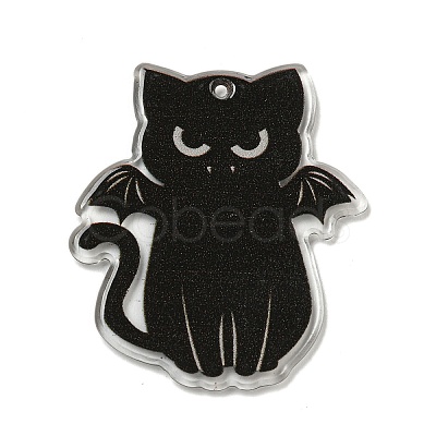 Halloween Themed Double-sided Printed Acrylic Pendants OACR-L017-03A-1