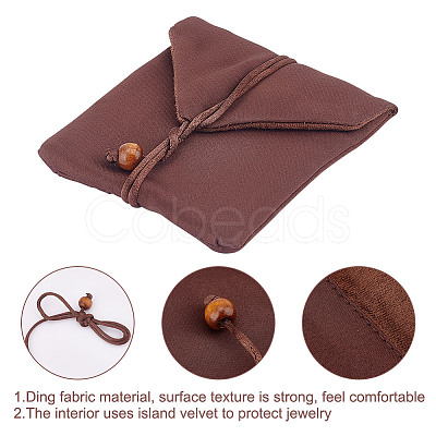 Cloth Bracelet Storage Envelope Bags with Velvet Inside AJEW-WH0475-14A-1