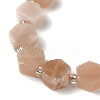 Natural Sunstone Beads Strands G-P534-A09-02-1