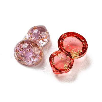 Transparent Resin Cabochons RESI-D005-14-1