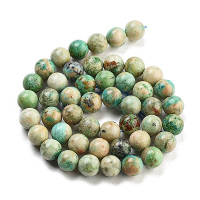 Natural Peruvian Turquoise(Jasper) Beads Strands G-Z062-A01-02-1