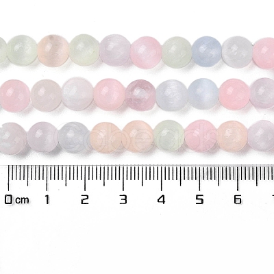 Macaron Color Natural Selenite Beads Strands G-Q162-A01-02C-02-1