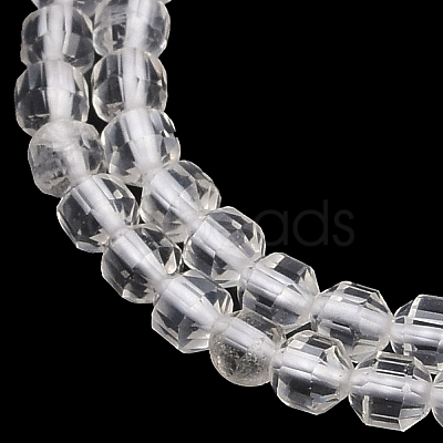 Natural Quartz Crystal Beads Strands G-O201B-103B-1