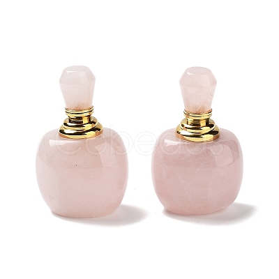 Natural Rose Quartz Dropper Bottles DJEW-K024-01G-05-1