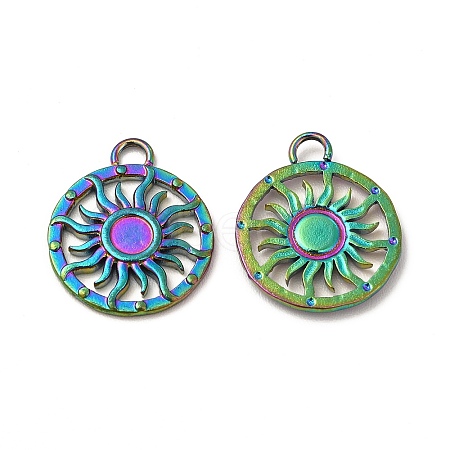 Ion Plating(IP) 304 Stainless Steel Pendant Cabochon Settings STAS-A070-16MC-1