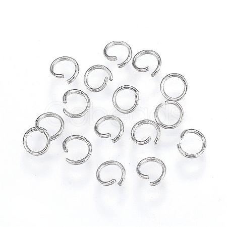 304 Stainless Steel Open Jump Rings STAS-F110-10P-1
