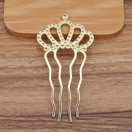 Alloy Hair Comb Findings PW-WGF8823-04-1