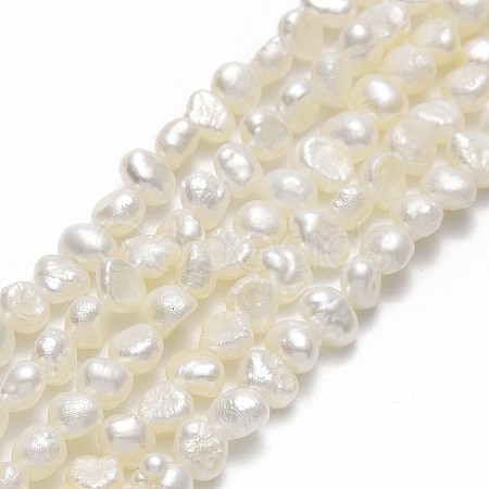 Natural Cultured Freshwater Pearl Beads Strands PEAR-A005-06-1