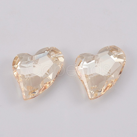 K9 Glass Rhinestone Pendants GLAA-F083-01B-06-1