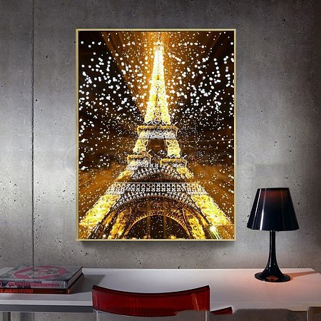 DIY Eiffel Tower Diamond Painting Kits DIAM-PW0001-246B-1