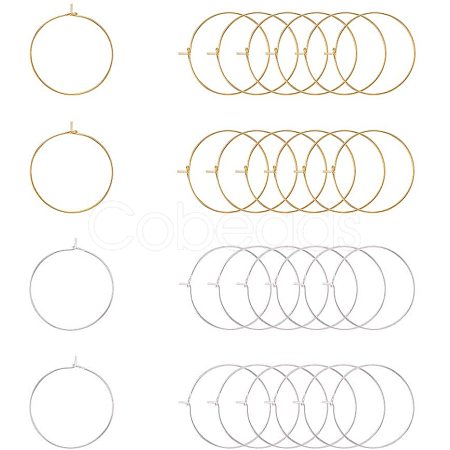 Brass Wine Glass Charm Rings/Hoop Earrings KK-PH0001-08-1