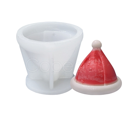 3D Christmas Hat DIY Candle Silicone Molds CAND-B002-08-1