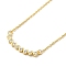 304 Stainless Steel Pendant Necklaces, Brass Micro Pave Clear Cubic Zirconia Pendant Necklaces, Stick, 18.70 inch(47.5cm)  Pendant: 9x29.5mm