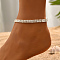 Alloy Rhinestone Anklet for Women