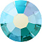 Preciosa&reg MAXIMA Crystal No Hotfix Flatback Stones, Czech Crystal, Dura Foiling, Round(438 11 615 Chaton Rose), 60230 200 Blue Zircon AB, SS10(2.7~2.9mm)