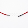 Polyester Waxed Cords Necklace Making MAK-WH0009-05D-02-2