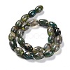 Tibetan Style dZi Beads Strands TDZI-E005-01R-4