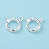 Eco-friendly Brass Spring Ring Clasps KK-D082-01A-S-2