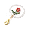 Ring Handmade Glass Seed Beads Pendant Decorations HJEW-MZ00067-5