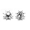 Spider Web & Spider  Tibetan Style Alloy Jewelry Snap Buttons SNAP-D003-27-NR-1