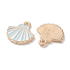 Alloy Enamel Pendants ENAM-O001-02B-G-2