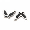 304 Stainless Steel Enamel Pendants STAS-F291-02P-03-2