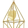 Golden Iron Wind Chime HJEW-K045-01G-01-2