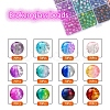 840Pcs 12 Colors Spray Painted Crackle Glass Beads CCG-YW0001-11-2
