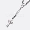 304 Stainless Steel Necklaces NJEW-L167-13-P-3
