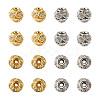 Craftdady 30 Pcs 2 Colors Brass Beads RB-CD0001-02-2