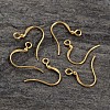 Real 18K Gold Plated Sterling Silver Earring Hooks X-H124-G-2
